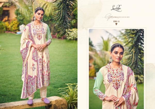 Levisha Hamza Festive Wear Printed Dress Material Collection